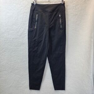 Athleta Tech Pants Womens 0 Black  Hiking Minimalist Athleisure Technical Travel